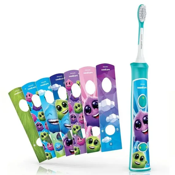 ЗВУКОВАЯ ЗУБНАЯ ЩЕТКА PHILIPS SONICARE FOR KIDS HX6321/04, БИРЮЗОВЫЙ