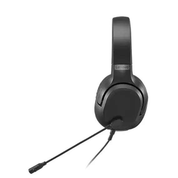 CASTI GAMING LENOVO H100, CU FIR, NEGRU