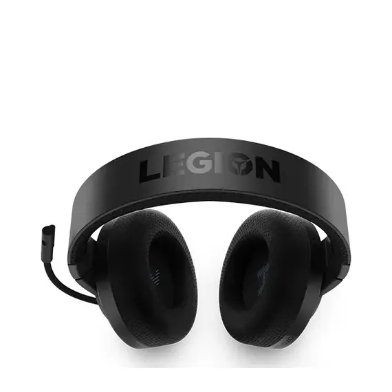 CASTI GAMING LENOVO H200, CU FIR, NEGRU