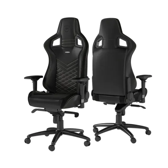 SCAUN GAMING NOBLECHAIRS EPIC, PU PIELE, NEGRU/AURIU