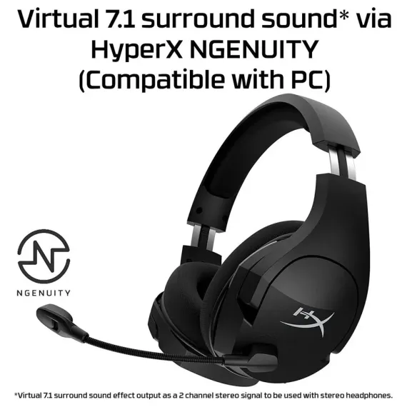 CASTI GAMING HYPERX CLOUD STINGER CORE, WIRELESS, NEGRU