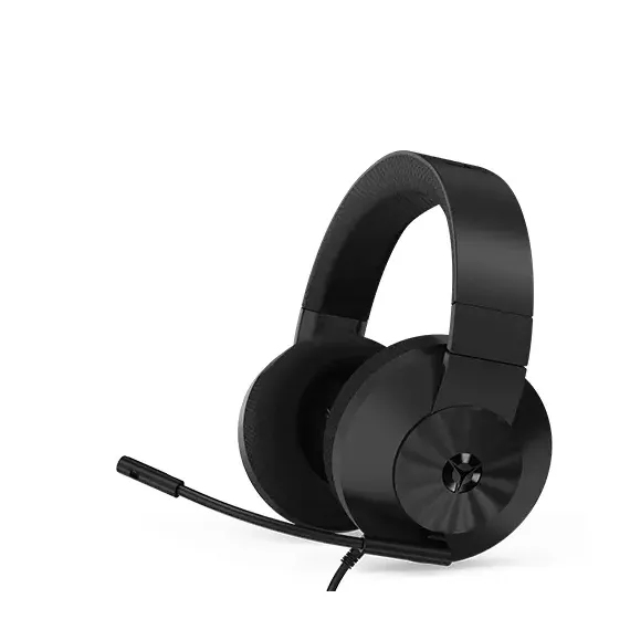 CASTI GAMING LENOVO H200, CU FIR, NEGRU