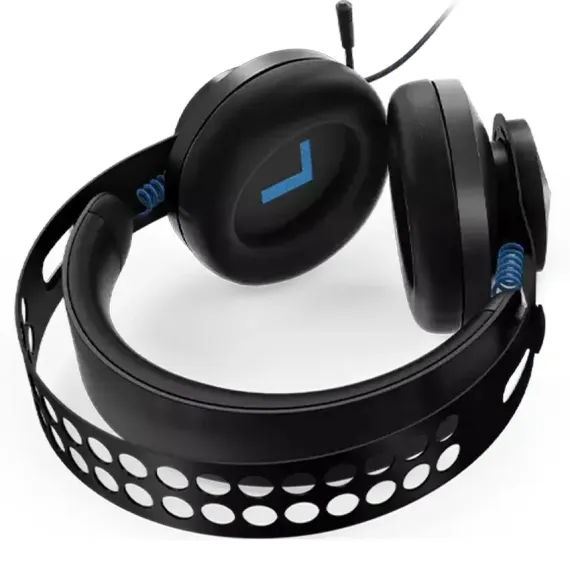 CASTI GAMING LENOVO H300, CU FIR, NEGRU