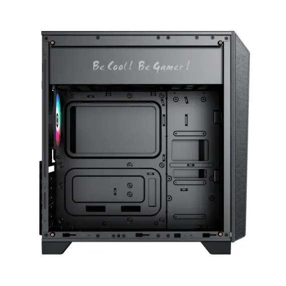 CARCASA PC GAMEMAX NOVA N5, MIDI-TOWER, ATX, NEGRU