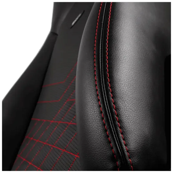 ИГРОВОЕ КРЕСЛО NOBLECHAIRS ICON, ИСКУССТВЕННАЯ КОЖА, ЧЕРНЫЙ/КРАСНЫЙ