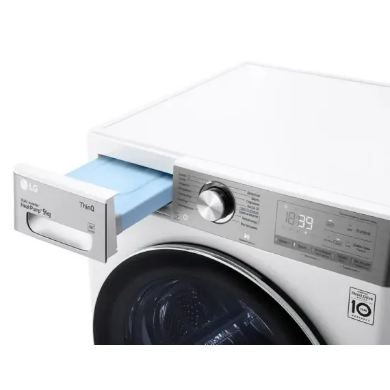 СУШИЛЬНАЯ МАШИНА LG DC90V9V9E, 9, БЕЛЫЙ