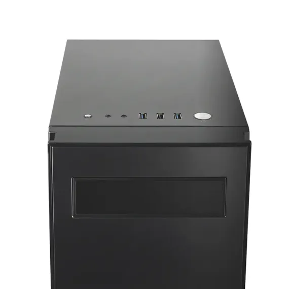 CARCASA PC CHIEFTEC AL-02B-OP, MIDI-TOWER, ATX, NEGRU