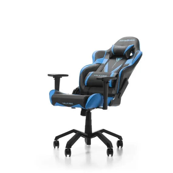 ИГРОВОЕ КРЕСЛО DXRACER VALKYRIE, ИСКУССТВЕННАЯ КОЖА, ЧЕРНЫЙ/СИНИЙ