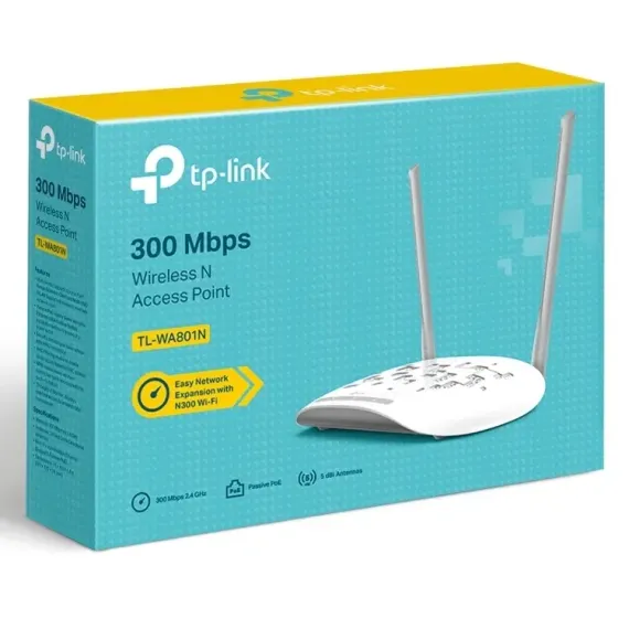 PUNCT DE ACCES FARA FIR TP-LINK TL-WA801N, 300 MBPS, ALB