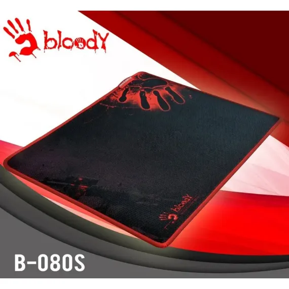 MOUSE PAD PENTRU JOCURI BLOODY B-080S, LARGE, NEGRU/ROSU