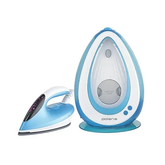 УТЮГ С ПАРОГЕНЕРАТОРОМ POLARIS PSS6540K, 2400ВТ, ГОЛУБОЙ