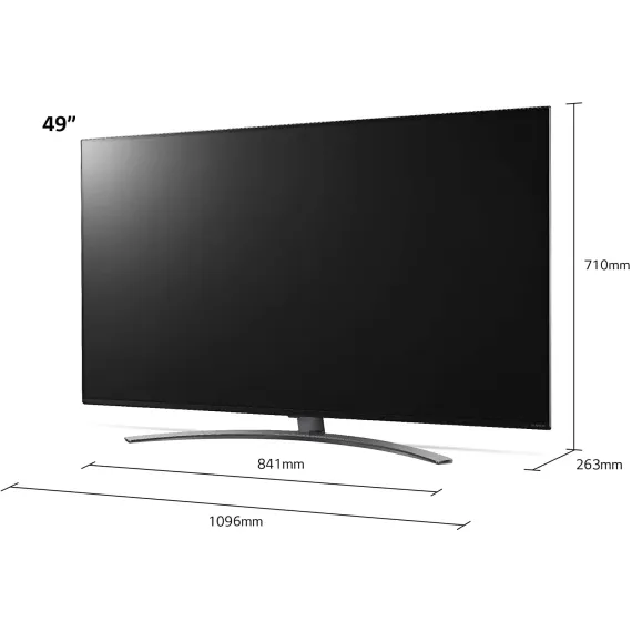 49" LED SMART TV LG 49NANO866NA, 3840X2160 4K UHD, WEBOS, NEGRU