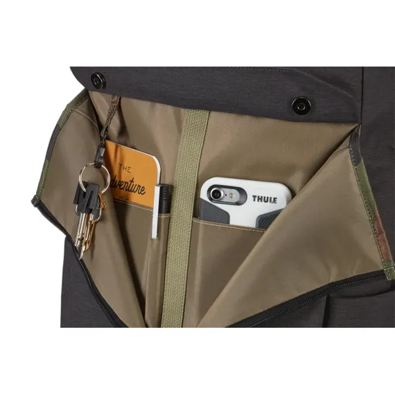 РЮКЗАК ДЛЯ НОУТБУКА THULE LITHOS, 15.6", ПОЛИЭСТЕР, БЕЛЫЙ/ЧЁРНЫЙ