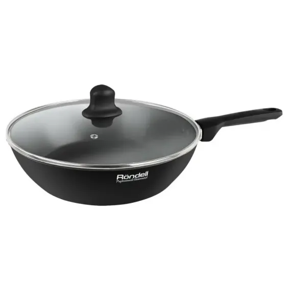 СКОВОРОДА ГЛУБОКАЯ RONDELL RDA-1374, 28CM, ЧЁРНЫЙ