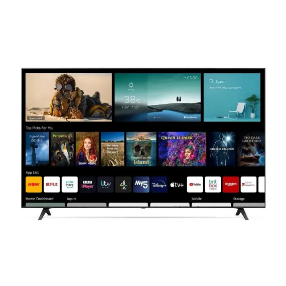50" LED SMART TV LG 50UP77006LB, 3840X2160 4K UHD, WEBOS, NEGRU