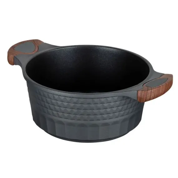 КАСТРЮЛЯ RESTO 93501, 3Л, ЧЁРНЫЙ