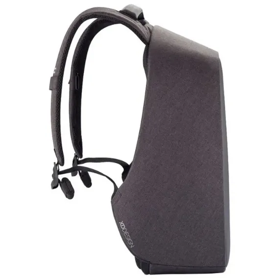 RUCSAC PENTRU LAPTOP BOBBY HERO SMALL, 13.3", PIELE ARTIFICIALA, NEGRU