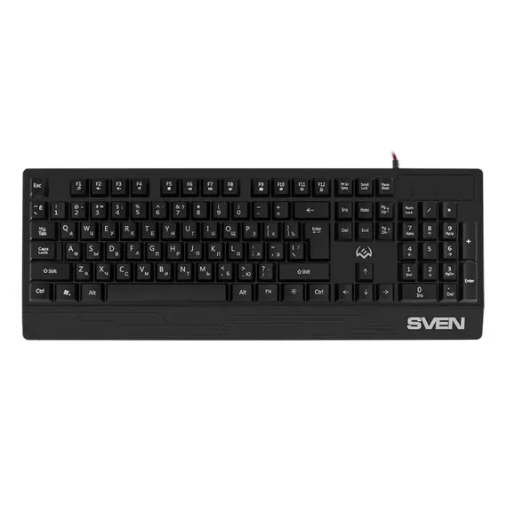КЛАВИАТУРА SVEN KB-G8300, ПРОВОДНОЕ, ЧЁРНЫЙ
