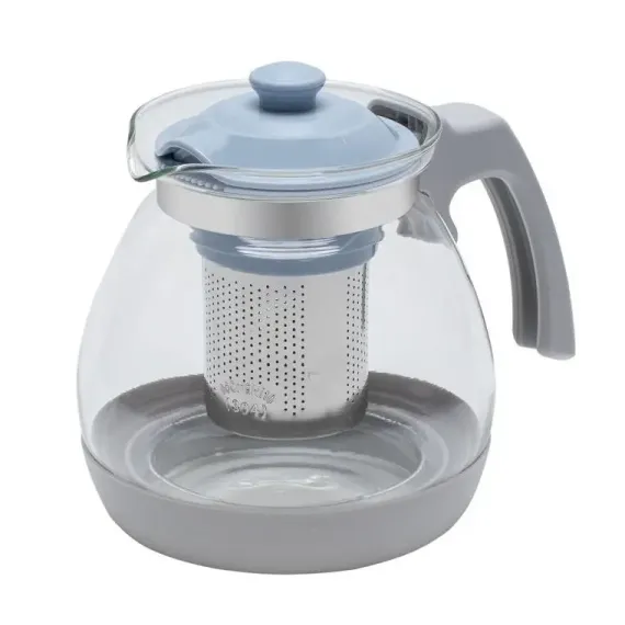 ЗАВАРОЧНЫЙ ЧАЙНИК RESTO 90510, 1,2Л, СЕРЫЙ