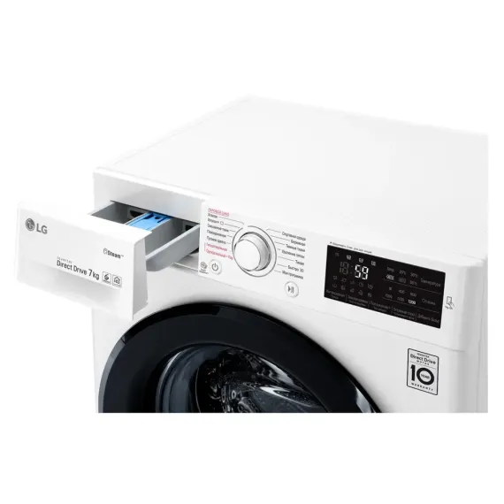 СТИРАЛЬНАЯ МАШИНА LG F2M5HS6W, 7КГ, БЕЛЫЙ