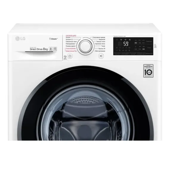 СТИРАЛЬНАЯ МАШИНА LG F4M5TS6W, 8КГ, БЕЛЫЙ