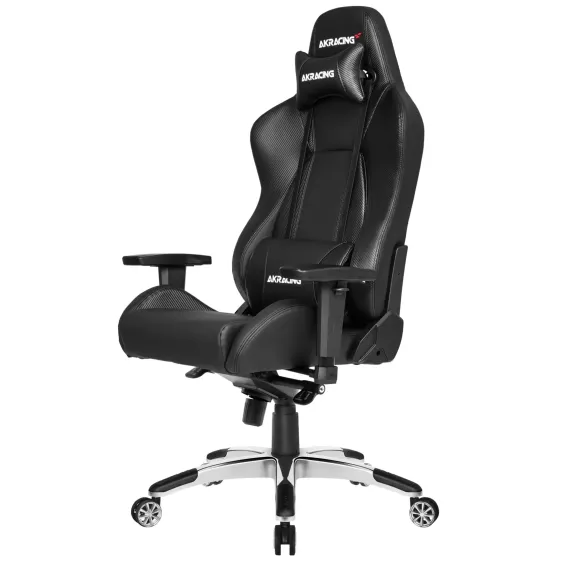 ИГРОВОЕ КРЕСЛО AKRACING MASTERS PREMIUM, ИСКУССТВЕННАЯ КОЖА, УГОЛЬНО-ЧЁРНЫЙ