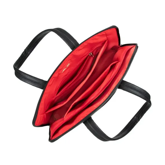 СУМКА ДЛЯ НОУТБУКА RIVACASE ORLY, 14", ПОЛИЭСТЕР, ЧЁРНЫЙ