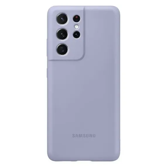 ЧЕХОЛ SAMSUNG SILICONE COVER FOR GALAXY S21 ULTRA, ФИОЛЕТОВЫЙ
