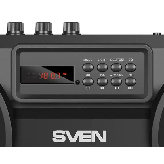 ПОРТАТИВНАЯ КОЛОНКА SVEN PS-580, ЧЁРНЫЙ