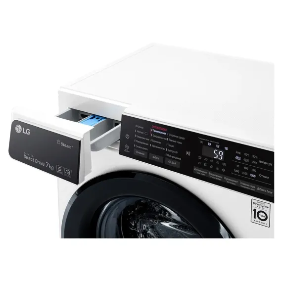 СТИРАЛЬНАЯ МАШИНА LG F2H5HS6W, 7КГ, БЕЛЫЙ
