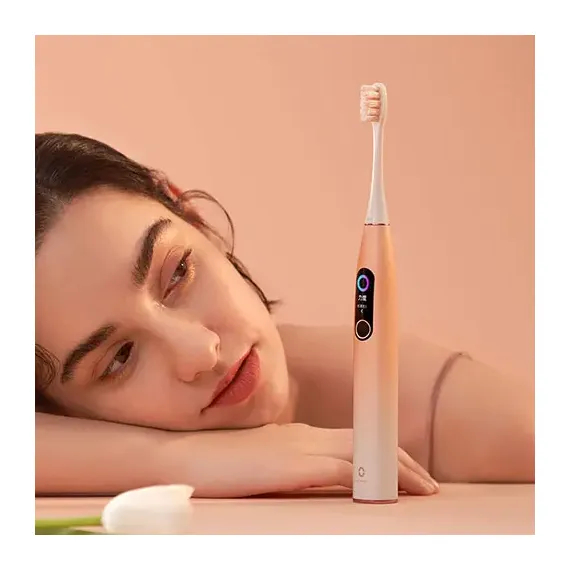 ЗВУКОВАЯ ЗУБНАЯ ЩЕТКА XIAOMI X PRO, РОЗОВЫЙ