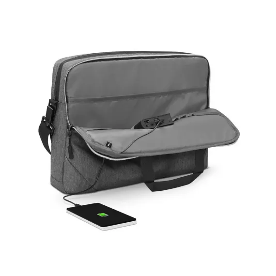 СУМКА ДЛЯ НОУТБУКА LENOVO BUSINESS CASUAL, 15.6", ПОЛИЭСТЕР, СЕРЫЙ