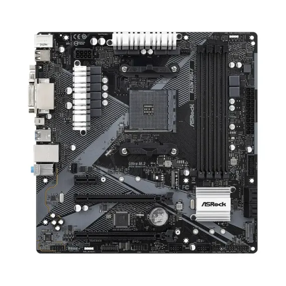 PLACA DE BAZA ASROCK B450M PRO4-F R2.0, AM4, AMD B450, MICRO-ATX