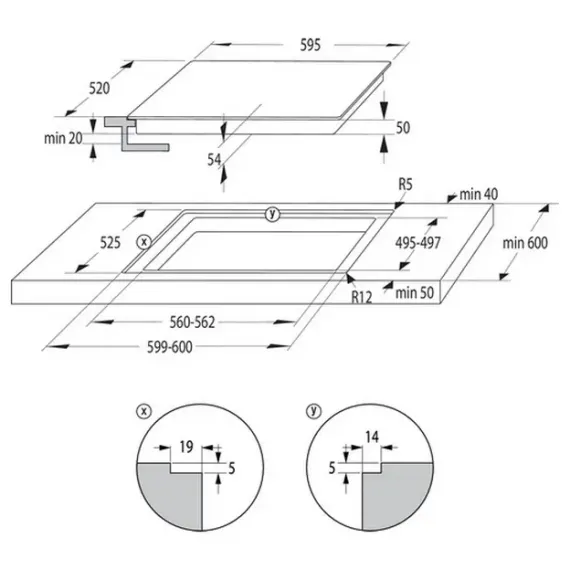 ИНДУКЦИОННАЯ ВАРОЧНАЯ ПАНЕЛЬ GORENJE IT 643 BSC, ЧЁРНЫЙ