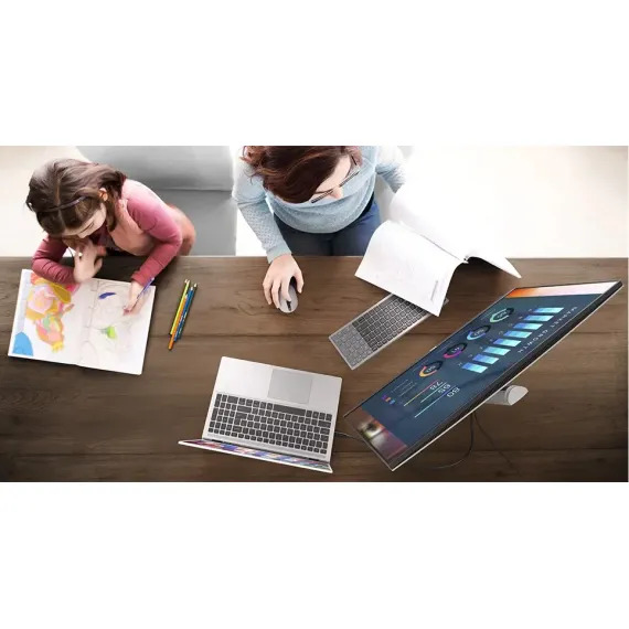 27" MONITOR DELL S2721H, IPS 1920X1080 FHD, NEGRU/ARGINTIU