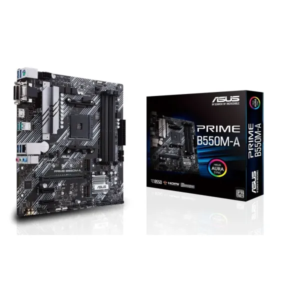 PLACA DE BAZA ASUS PRIME B550M-A, AM4, AMD B550, MICRO-ATX