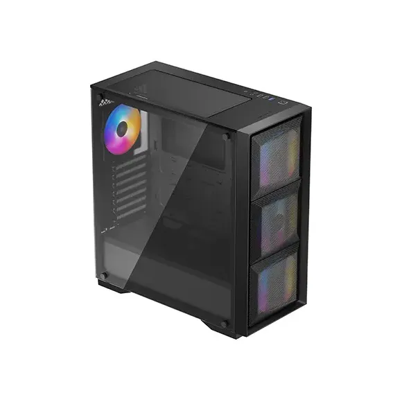 CARCASA PC DEEPCOOL MATREXX 50 MESH 4FS, MIDI-TOWER, ATX PS2 , NEGRU