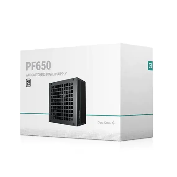 БЛОК ПИТАНИЯ ДЛЯ КОМПЬЮТЕРОВ DEEPCOOL PF650, 650ВТ, ATX