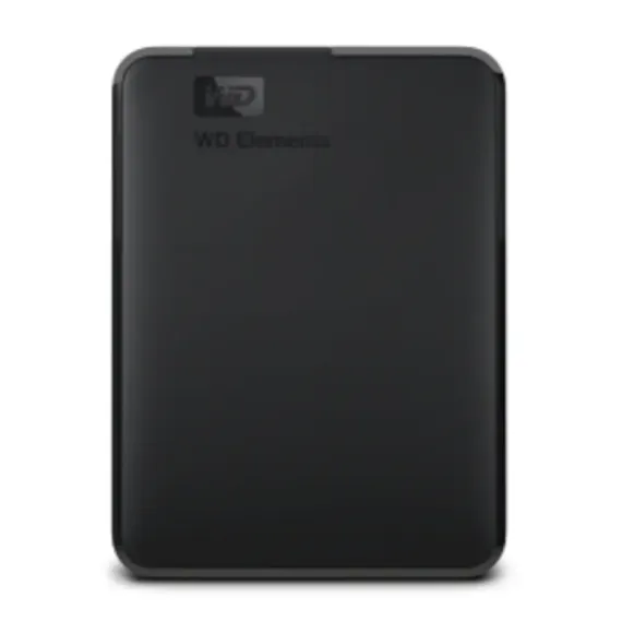 ВНЕШНИЙ ПОРТАТИВНЫЙ ЖЕСТКИЙ ДИСК WESTERN DIGITAL WD ELEMENTS,  1 TB, ЧЁРНЫЙ (WDBUZG0010BBK-WESN)