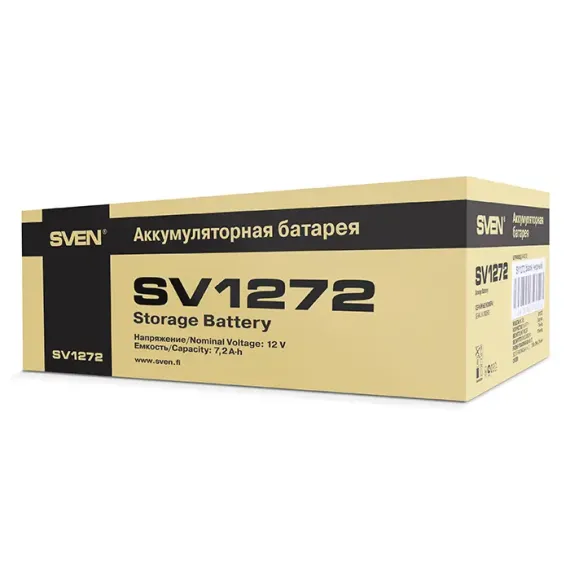 АККУМУЛЯТОР ДЛЯ РЕЗЕРВНОГО ПИТАНИЯ SVEN SV-012335, 12В 7,2