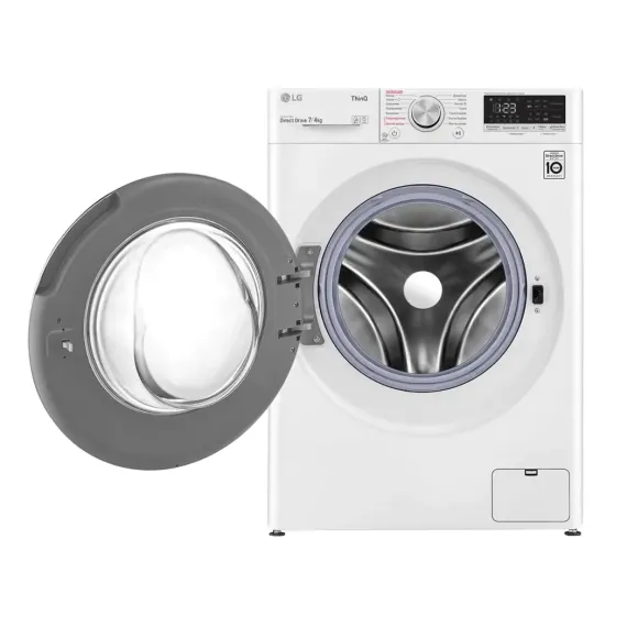 СТИРАЛЬНО-СУШИЛЬНАЯ МАШИНА LG F2V5HG0W, 7, БЕЛЫЙ