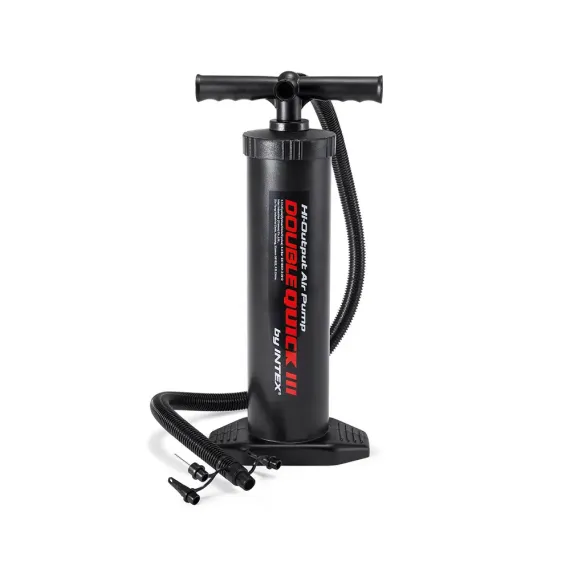 АКСЕССУАРЫ ДЛЯ БАССЕЙНА INTEX DOUBLE QUICK III HAND PUMP, ЧЁРНЫЙ, 68615