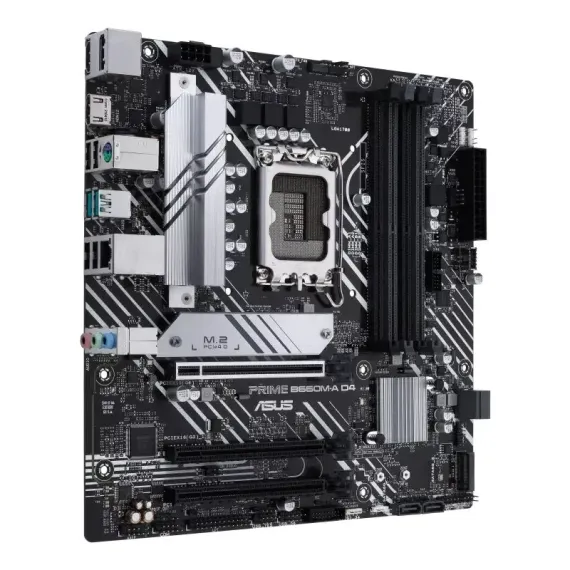 МАТЕРИНСКАЯ ПЛАТА ASUS PRIME B660M-A D4, LGA1700, INTEL B660, MICRO-ATX
