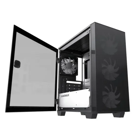 CARCASA PC GAMEMAX AERO MINI, MINI-TOWER, ATX, NEGRU