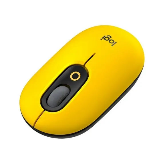 MOUSE WIRELESS LOGITECH POP, GALBEN