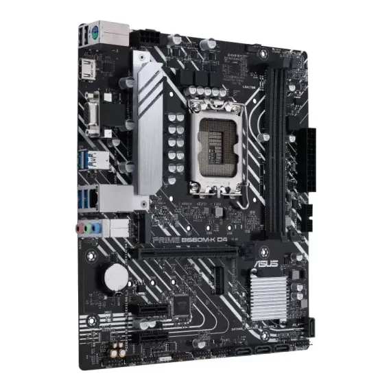 PLACA DE BAZA ASUS PRIME B660M-K D4, LGA1700, INTEL B660, MICRO-ATX