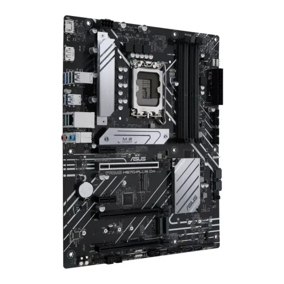 МАТЕРИНСКАЯ ПЛАТА ASUS PRIME H670-PLUS D4, LGA1700, INTEL H670, ATX