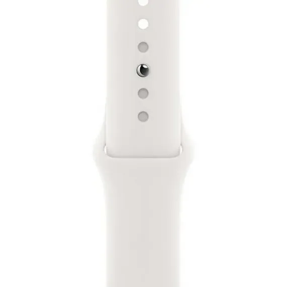 CEAS INTELIGENT APPLE WATCH SERIES 6 GPS MG283, 40MM, CARCASA DIN ALUMINIU CU BANDA SPORT ALBA