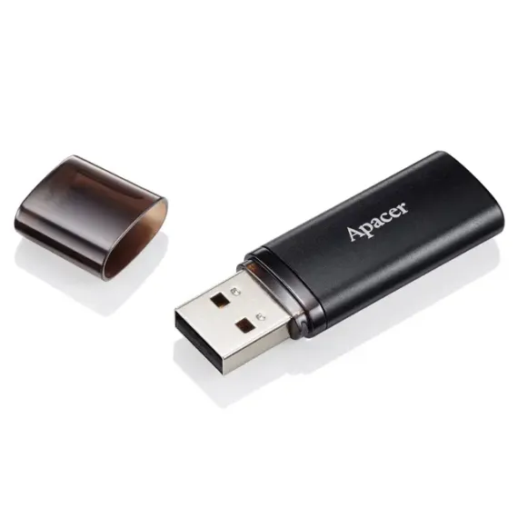 USB FLASH НАКОПИТЕЛЬ APACER AH25B, 64ГБ, ЧЁРНЫЙ