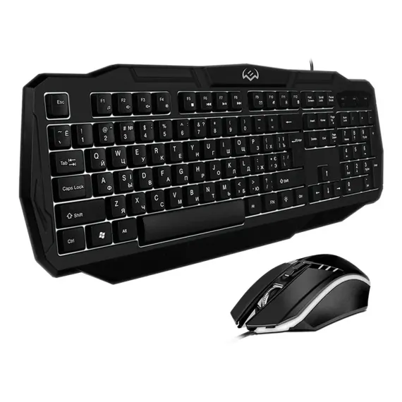 SET TASTATURA + MOUSE SVEN GS-9100, CU FIR, NEGRU